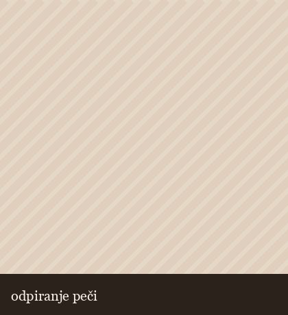 Odpiranje peči po glazurnem žganju