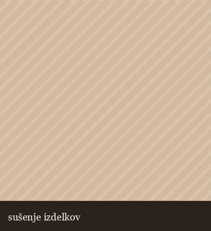 Police s sušečimi se izdelki