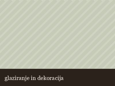 Čopiči in glazure na mizi
